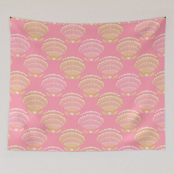 Item preview, Hawaiian Sunrise Shells on Rose Pink designed and sold by PD-Coastal.