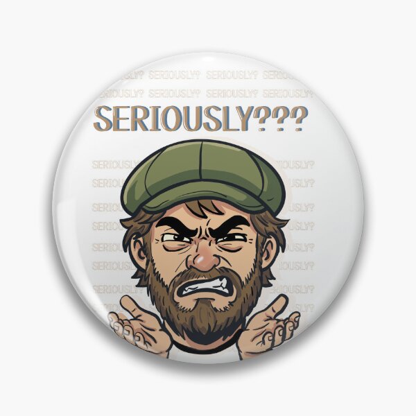 Item preview, Funny Illustration Seriously Frustrated Man Sarcasm designed and sold by LauPo.