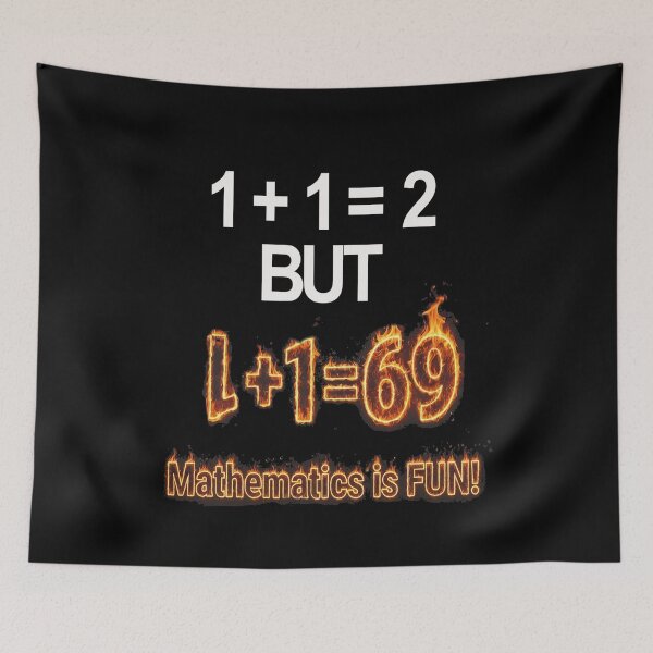 Item preview, 69 funny hot math joke (Different colors)  designed and sold by Alchemy-Forge.