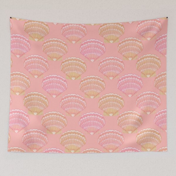 Item preview, Hawaiian Sunrise Shells Light Pink designed and sold by PD-Coastal.