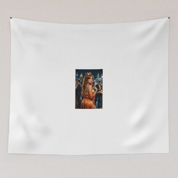 Item preview, princessdaisy orange robe city skyline party designed and sold by CathryneDelamort.