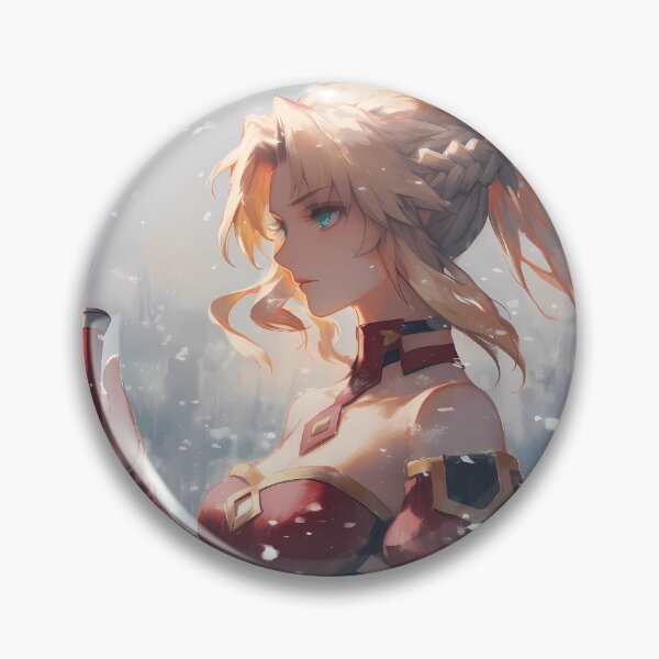 Artikelvorschau, Mordred Fate Grand Order Winter Valiant Armor Snowfall entworfen und verkauft von TanglenRabbit.