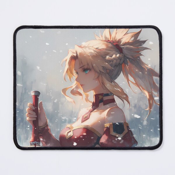 Item preview, Mordred Fate Grand Order Winter Valiant Armor Snowfall designed and sold by TanglenRabbit.