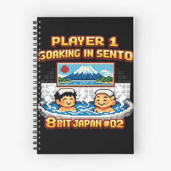 Aperçu de l'œuvre Graphisme rétro 8 bits d'un bain public japonais avec le mont Fuji créée et vendue par maaameee.