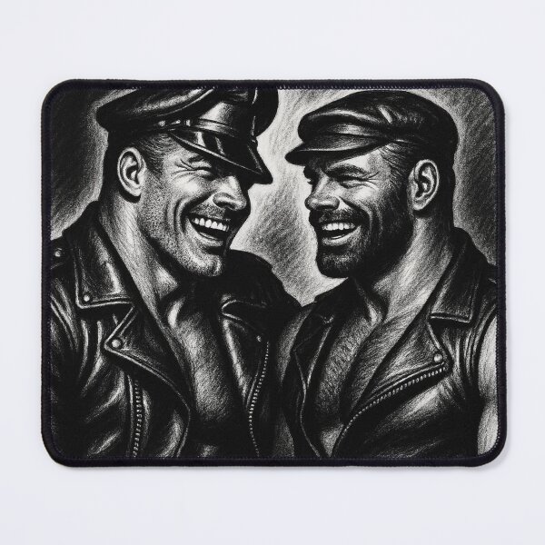 Item preview, Vintage Leather Legends Berlin Biker Brothers Tom of Finland Tribute Graphic Design designed and sold by ItsAKinkThing.