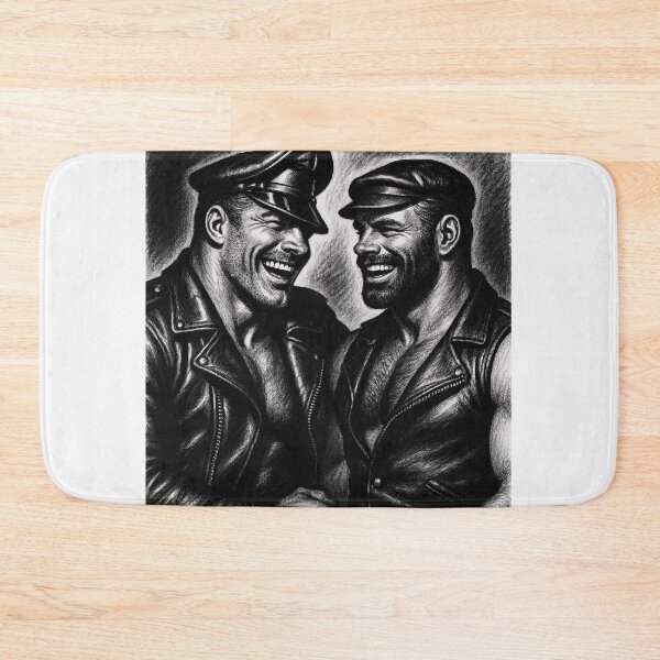 Item preview, Vintage Leather Legends Berlin Biker Brothers Tom of Finland Tribute Graphic Design designed and sold by ItsAKinkThing.