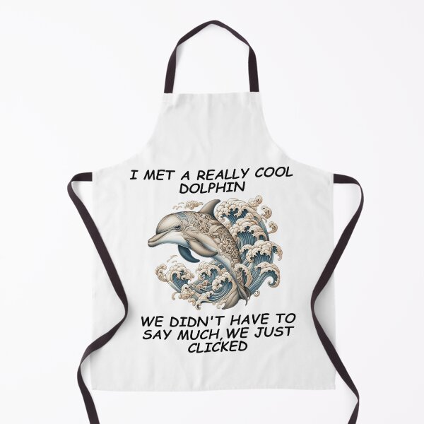 Item preview, "Funny Dolphin Shirt-I Met a Dolphin & We Just Clicked – Ocean Humor Gift" designed and sold by oceantospace.