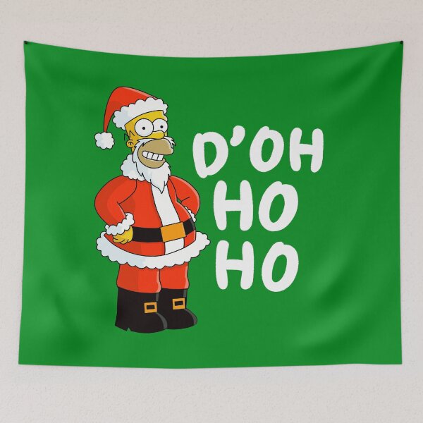 Item preview, D’oh Ho Ho - Homer Simpson Christmas - Holiday Santa Meme designed and sold by ZERO-MIND.