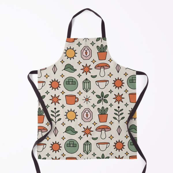 Item preview, Boho Mushroom & Sun Seamless Pattern - Retro Botanical Cute Repeat designed and sold by Midnight Veil Designs.