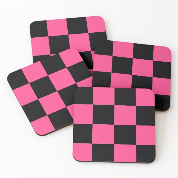 Item preview, Pink and Black Checkered Print designed and sold by DanielleGensler.