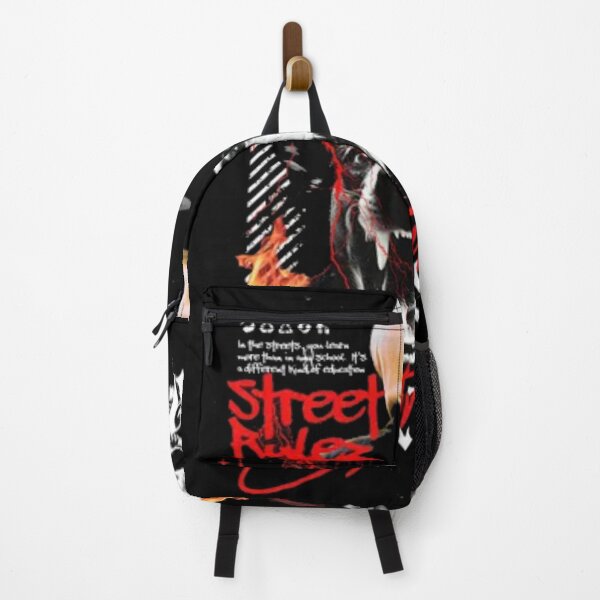 Item preview, Street Rules Gangsta Dog - Edgy Urban Trap Streetwear designed and sold by GenZFashion000.