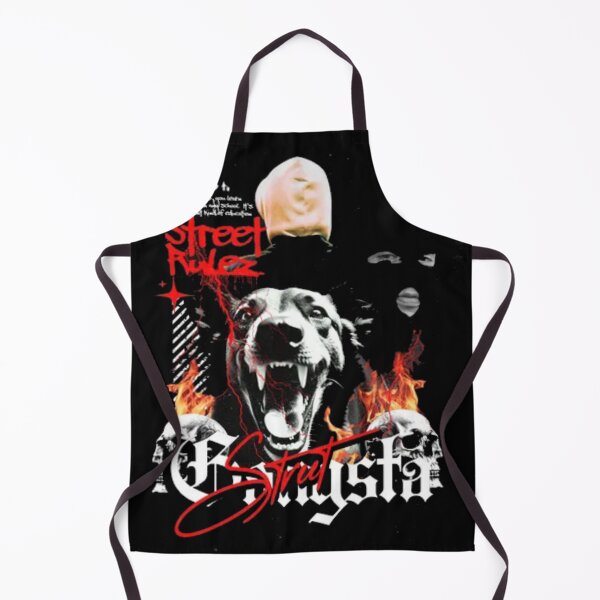 Item preview, Street Rules Gangsta Dog - Edgy Urban Trap Streetwear designed and sold by GenZFashion000.