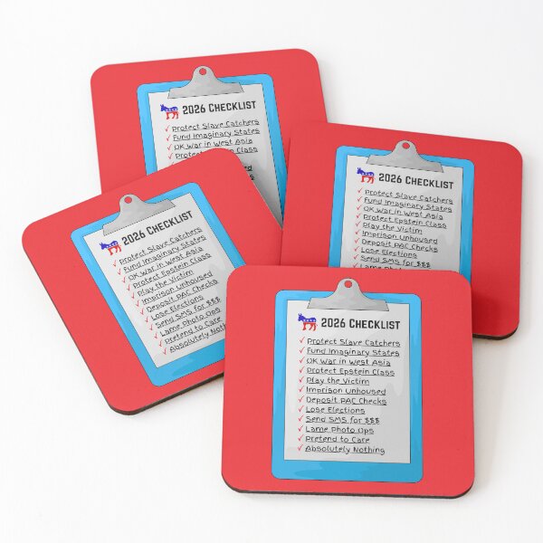 Item preview, DNC 2026 Checklist designed and sold by rokrgi.