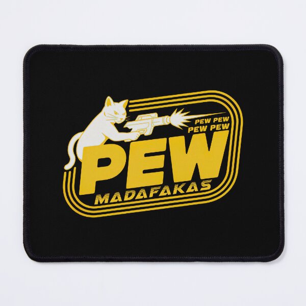 Item preview, Pew Pew Madafakas, Cat With Gun designed and sold by graphic-genie.