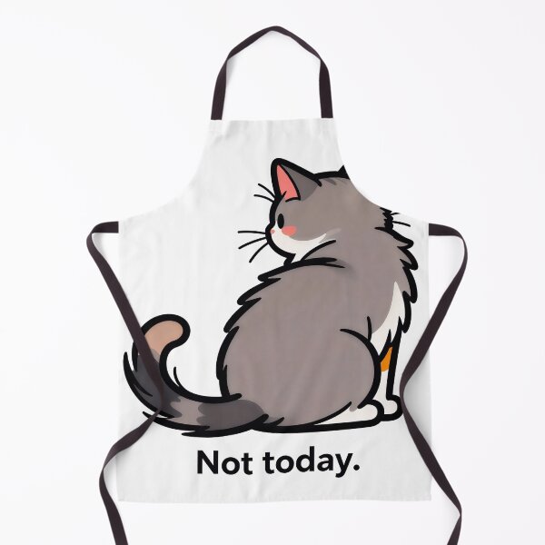 Item preview, Not Today Dramatic Cat Meme designed and sold by DetalleXL.