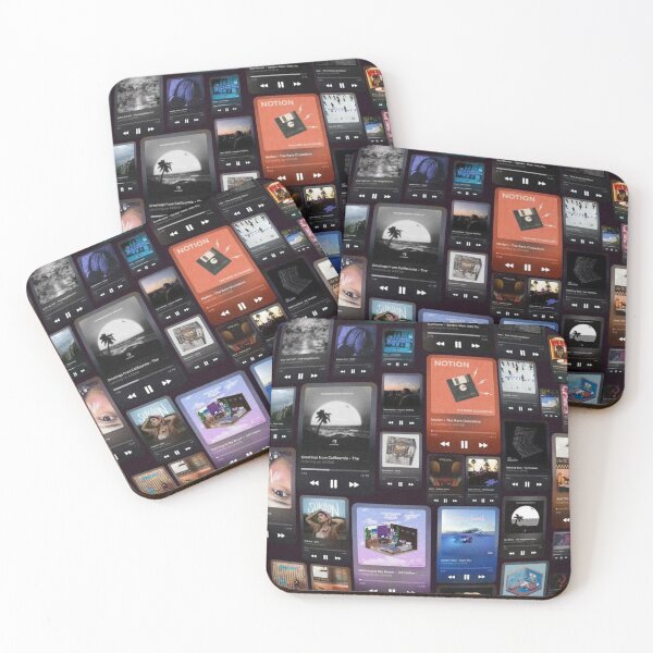 Item preview, Lo-fi Music Player Collage - Aesthetic Song Cover Art designed and sold by GrimNest.