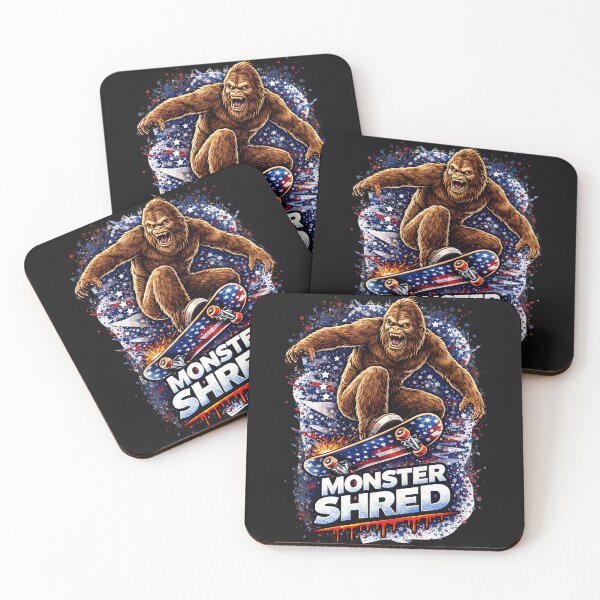 Item preview, Bigfoot Skateboarding Shirt – Monster Shred USA Patriotic Design designed and sold by FREENATION2026.