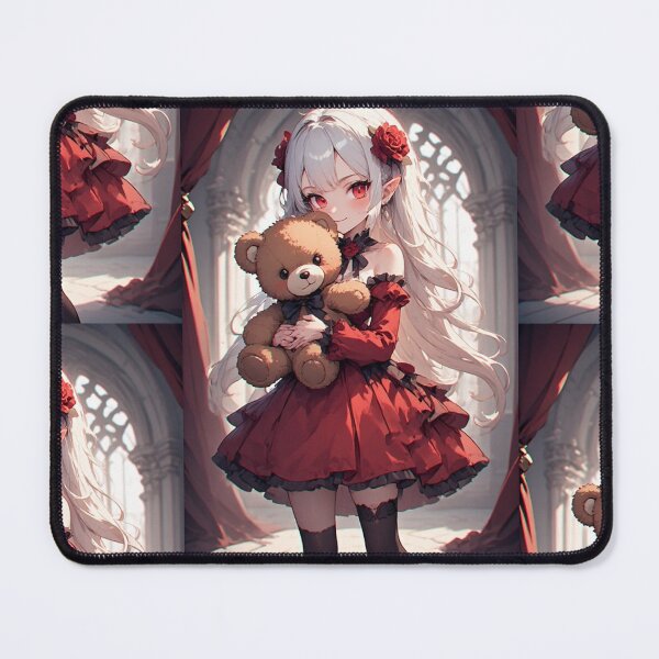 Item preview, Vampire girl and teddy bear designed and sold by ArtsJulian.