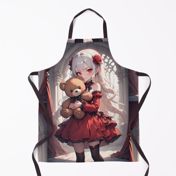 Item preview, Vampire girl and teddy bear designed and sold by ArtsJulian.