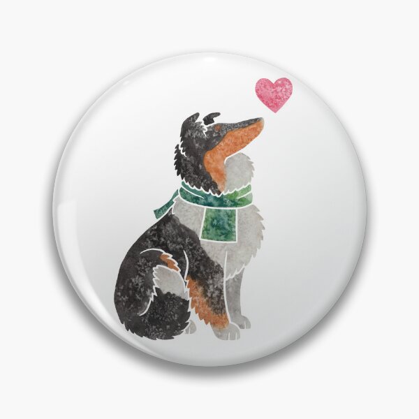 Item preview, Tricolour Rough Collie watercolour  designed and sold by animalartbyjess.