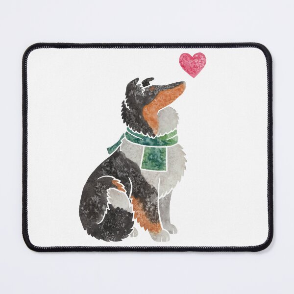 Item preview, Tricolour Rough Collie watercolour  designed and sold by animalartbyjess.