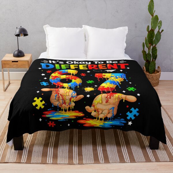 Item preview, It's Okay to Be Different 67 Hand Signs Autism Awareness Kid designed and sold by Ortigzitoun.
