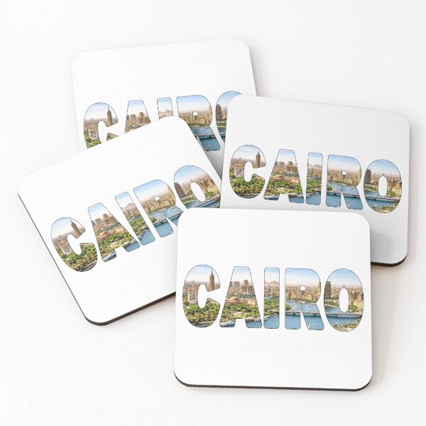 Item preview, CAIRO - Egypt Looking over the Nile River with Pyramids Beautiful Day designed and sold by Adam Gormley.