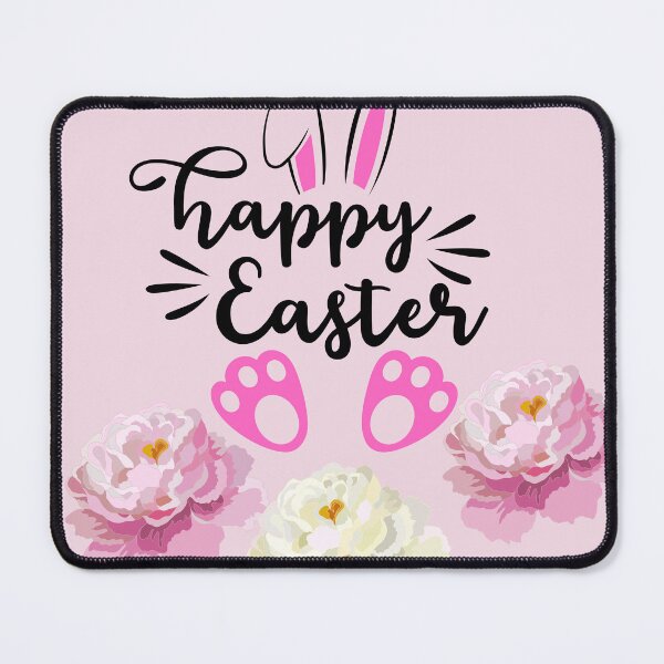 Item preview, Cute Happy Easter Bunny Floral Design | Pink Aesthetic Spring Gift designed and sold by 1234saad.