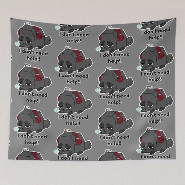 Item preview, Dandy's World Sticker: "I don't need help!!" designed and sold by SNAPPJAWZ.