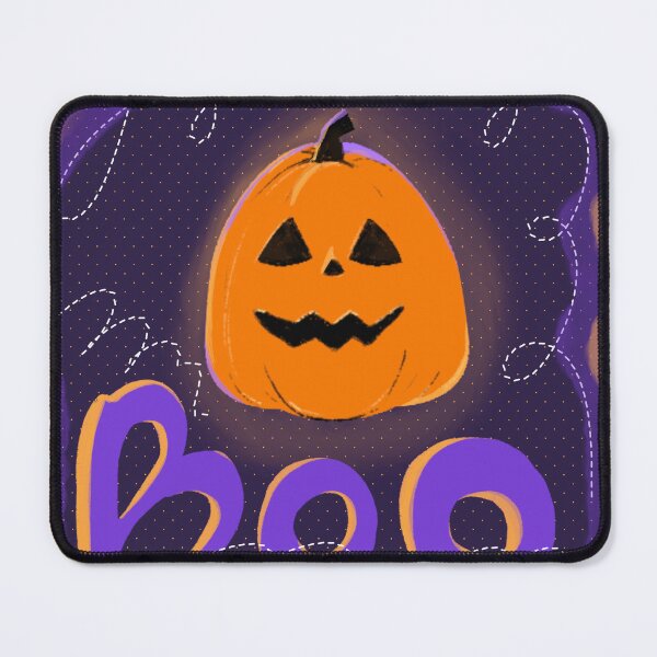 Item preview, Cute Halloween Pumpkin Boo Illustration Design designed and sold by aikdreams.