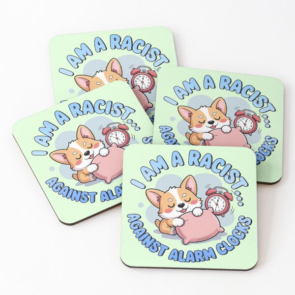 Item preview, I Am A Racist, Cute Kawaii Corgi designed and sold by graphic-genie.