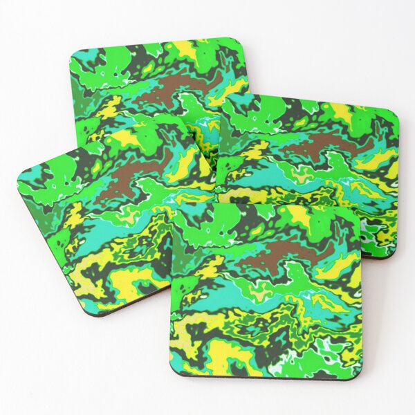 Item preview, Green Yellow Vibrant Cyber designed and sold by Ameliatra Design.