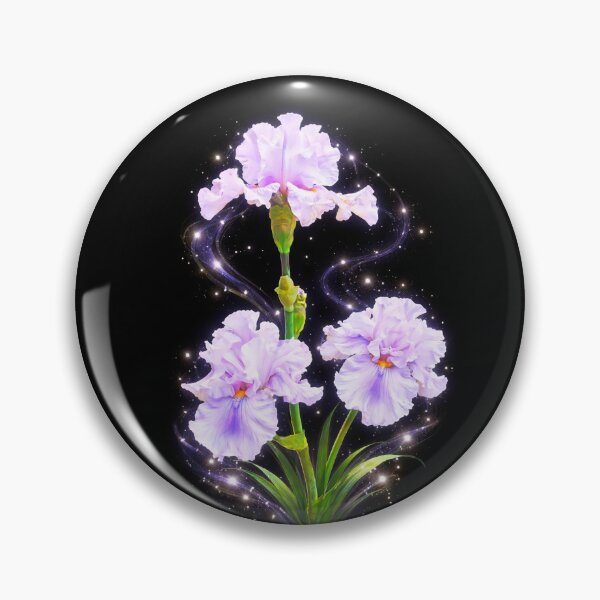 Item preview, Lavender Irises in Ethereal Light Shapes Mania designed and sold by Shapes-Mania.