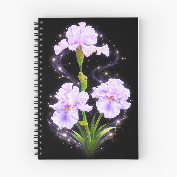 Item preview, Lavender Irises in Ethereal Light Shapes Mania designed and sold by Shapes-Mania.