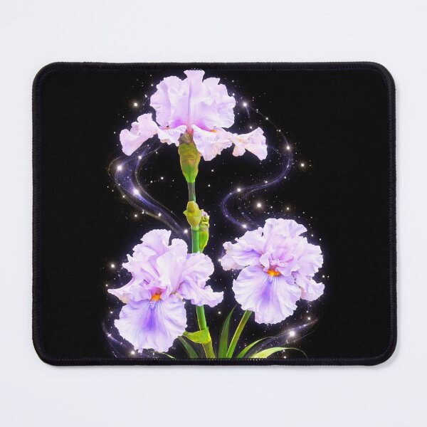 Item preview, Lavender Irises in Ethereal Light Shapes Mania designed and sold by Shapes-Mania.
