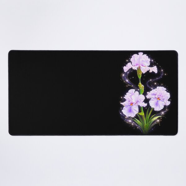 Item preview, Lavender Irises in Ethereal Light Shapes Mania designed and sold by Shapes-Mania.