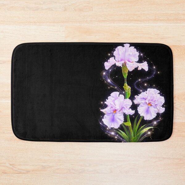 Item preview, Lavender Irises in Ethereal Light Shapes Mania designed and sold by Shapes-Mania.