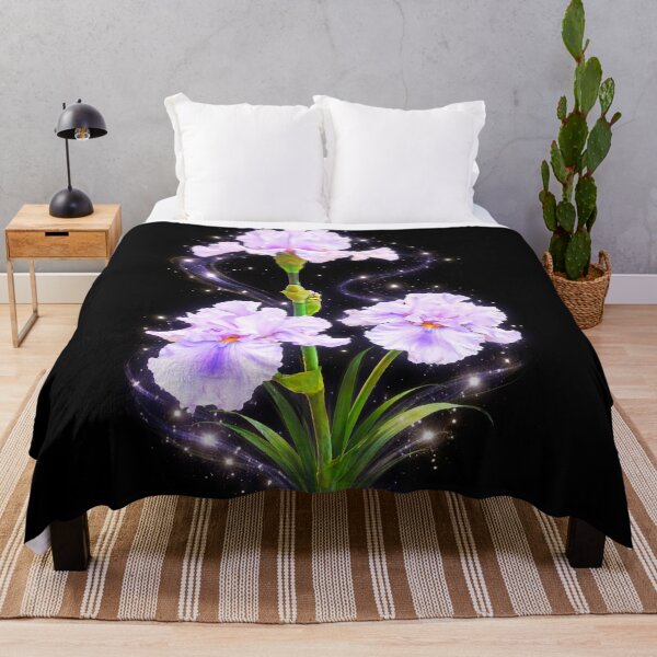Item preview, Lavender Irises in Ethereal Light Shapes Mania designed and sold by Shapes-Mania.