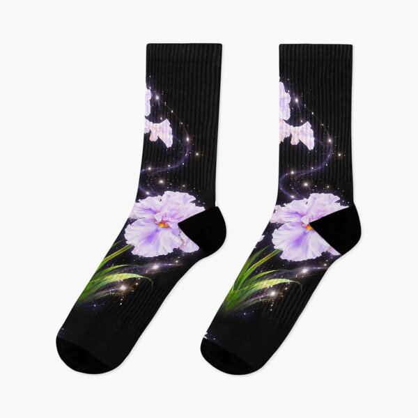 Item preview, Lavender Irises in Ethereal Light Shapes Mania designed and sold by Shapes-Mania.