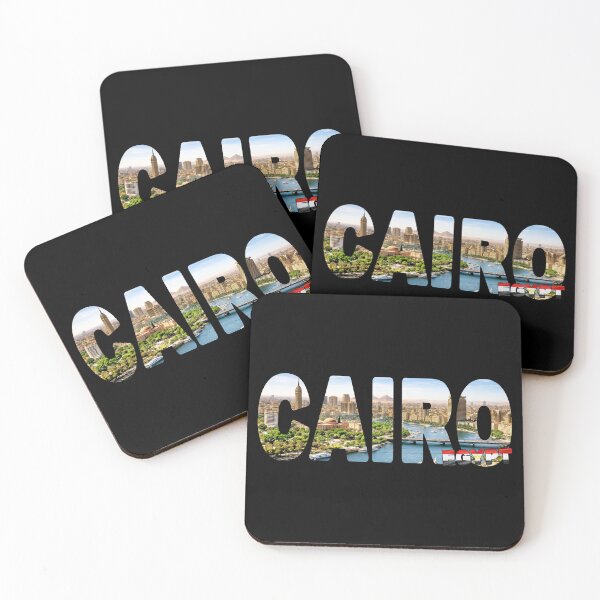 Item preview, CAIRO Egypt - Looking over the Nile River with Pyramids Beautiful Day designed and sold by Adam Gormley.