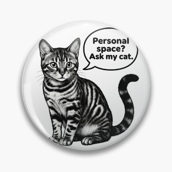 Item preview, Personal space Ask my cat. designed and sold by DetalleXL.