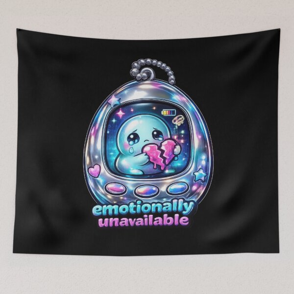 Item preview, Emotionally Unavailable Virtual Pet Y2K  designed and sold by jgvisualarts.