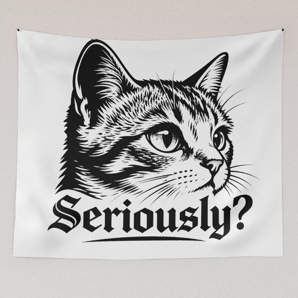 Item preview, Seriously Cat Meme designed and sold by DetalleXL.