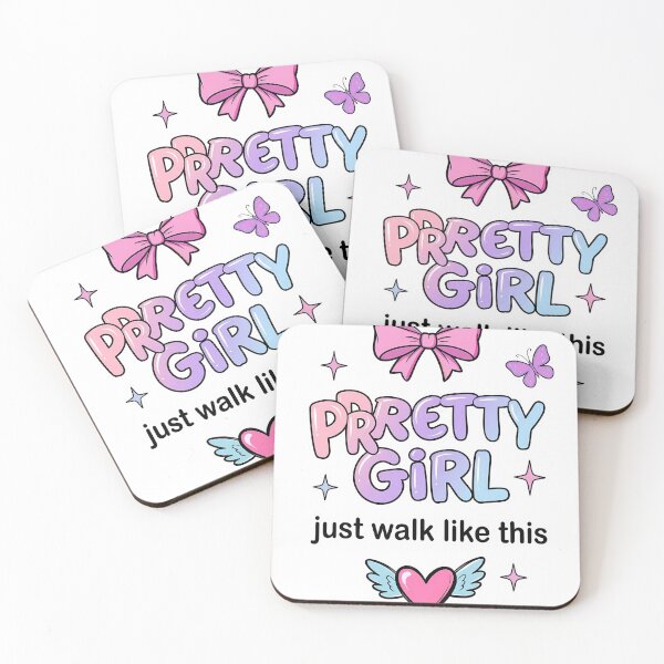 Item preview, Pretty Girl Walk Pink Coquette Bow Y2K Aesthetic designed and sold by UNFILTERED MOODS.
