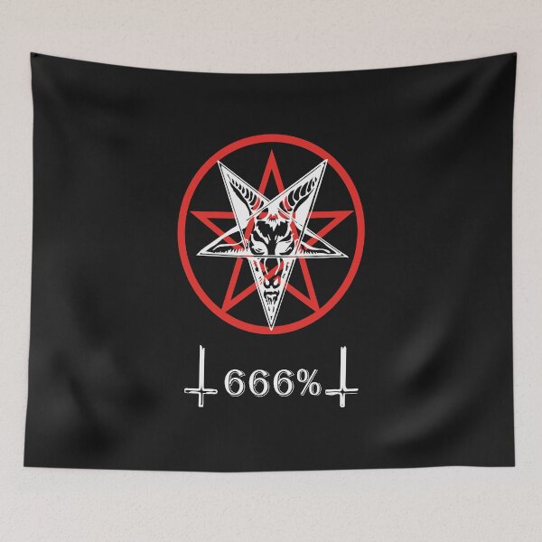 Item preview, Inverted Cross 666 Percent Dark Occult designed and sold by arrowroottees.