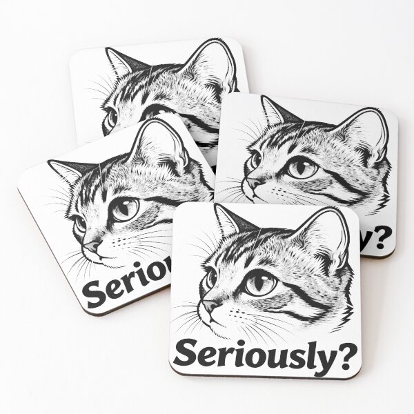 Item preview, Seriously Minimalist Cat Design designed and sold by DetalleXL.