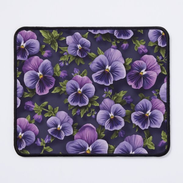 Item preview, Purple Pansy Flower Blossom Pattern designed and sold by burbankdesigns.