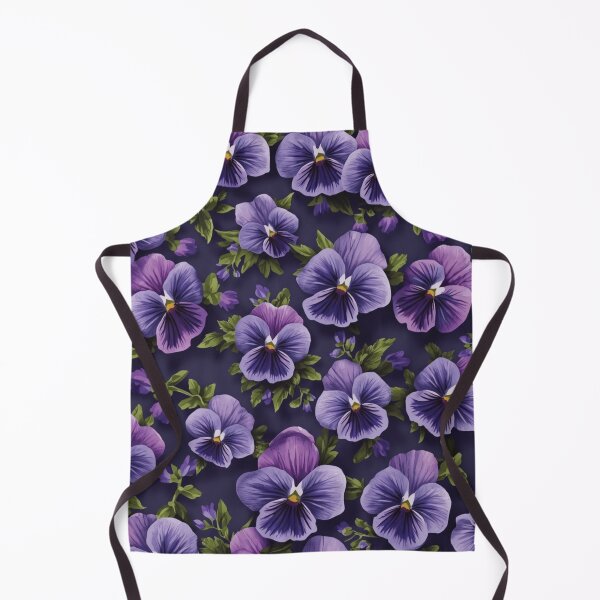 Item preview, Purple Pansy Flower Blossom Pattern designed and sold by burbankdesigns.