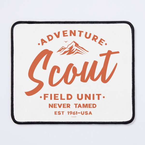 Item preview, International Scout Field Unit - Never Tamed Est 1961 - Vintage 4x4 Off-Road Design designed and sold by Automotive Art by Greg.