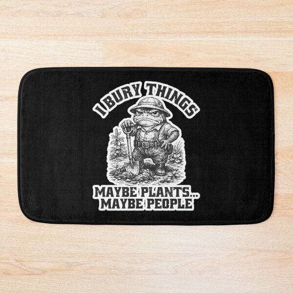 Item preview, I Bury Things Maybe Plants Maybe People Animal Meme  designed and sold by WoodburyLake.